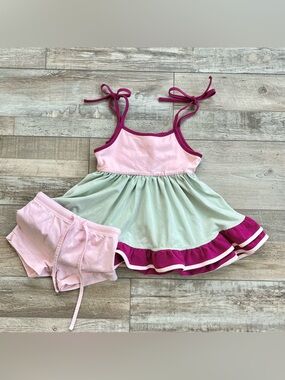 Jane + Jo Girls Mermaid Jewel House Tunic Set Size 5